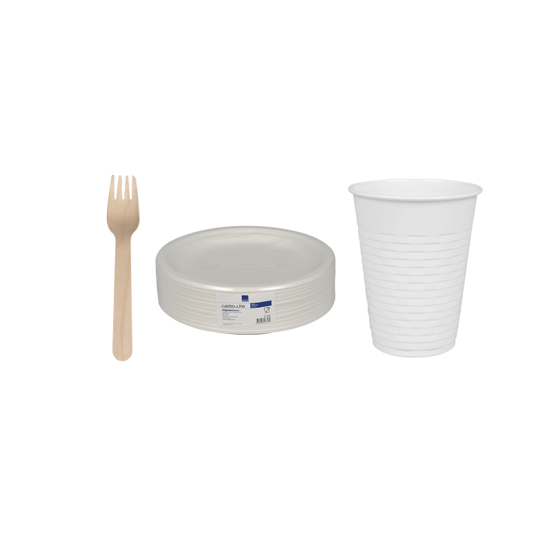 Tallrikar, Bestick & Plastglas